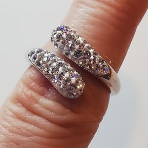 Silver Diamonds ring